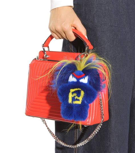 fendi monster charm replica|fendi fur monster bag.